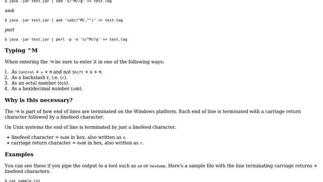 Unix & Linux: Remove ^M character from log files (4 Solutions!!) смотреть онлайн