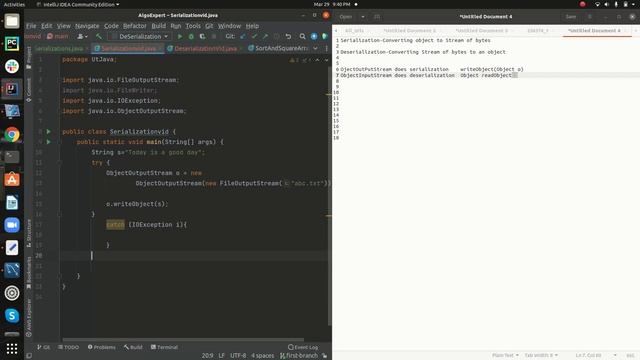 Serialization in Java(Serialisation 1) смотреть онлайн