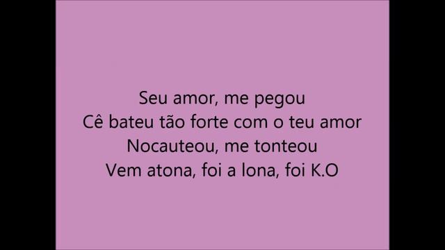 Pabllo Vittar - K.O. (LYRICS)