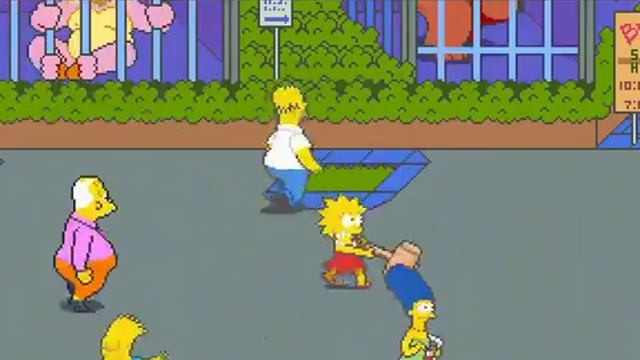 The Simpsons RetroArch online multijugador 4 players смотреть онлайн