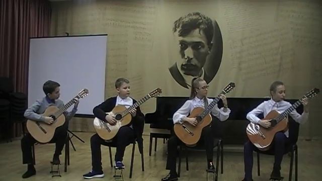 1600 Ансамбль гитаристов г Москва Баркаролла для принцессы смотреть онлайн