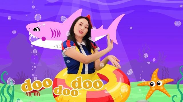 Baby Shark Doo Doo Dance with Sister & Brother Shark | DoReMi Kids Songs смотреть онлайн