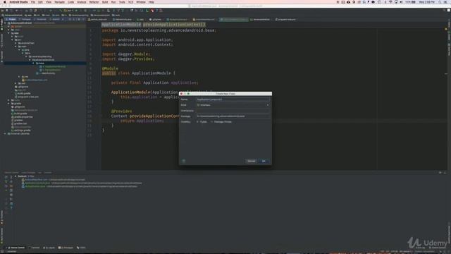 Advanced Android - Architecture with Dagger 2 and more : Creating the Application Scope смотреть онлайн
