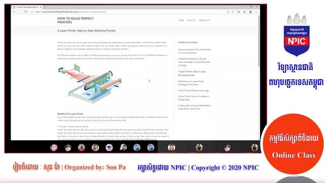 ស្វែងយល់ពី Printer | 6. Output Device "Printers" | Present by: Sam Sopheap смотреть онлайн