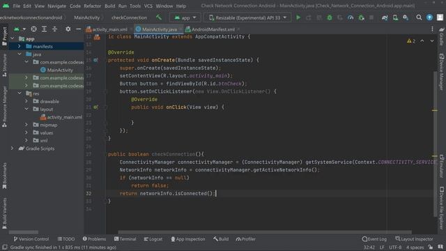 How to Check Network Connectivity on Android with Java смотреть онлайн