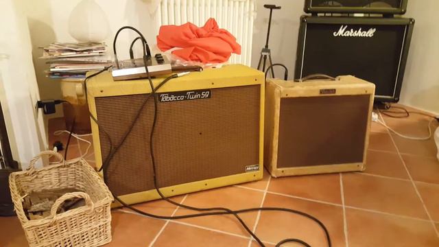 Fender Twin Tweed 59 Tabacco Amps Clone and Fender Princeton 57 Part 2 смотреть онлайн
