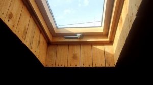 Мансардное окно  Velux! Как снять створку - это очень просто!