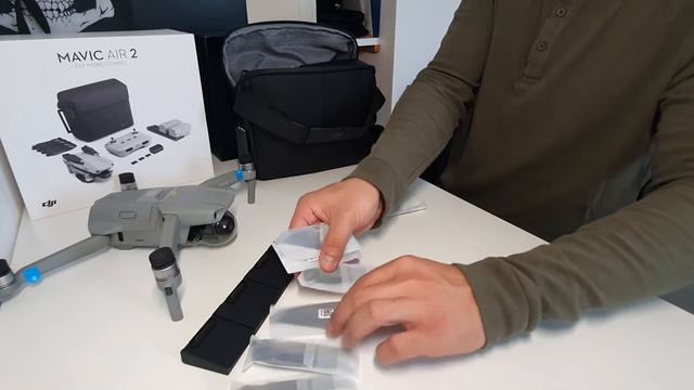 DJI Mavic Air 2 fly more combo - Unboxing смотреть онлайн