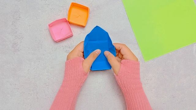 Origami Multipurpose Shelf | Origami Paper Desk Organizer | DIY | Hello Origami Lovers