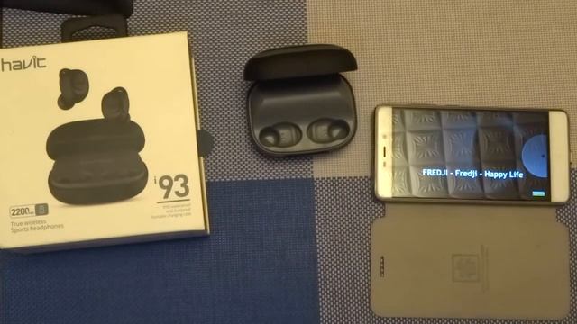 Havit i93 TWS Bluetooth наушники реально 2200 мАч? Обзор и тест беспроводных наушников с алиэкспрес смотреть онлайн