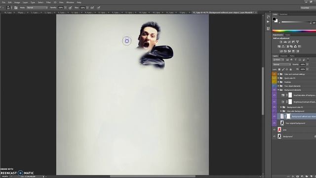 Shatter Photoshop Effect Tutorial смотреть онлайн