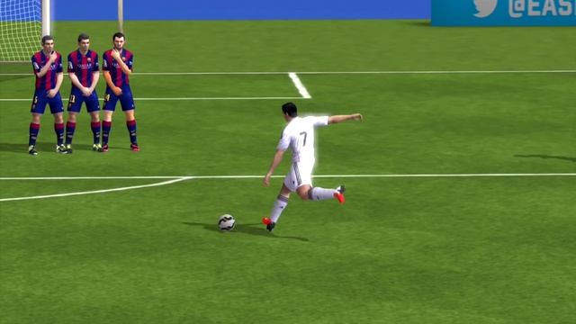Fifa 15 iOS/Android Free Kick Tutorial смотреть онлайн