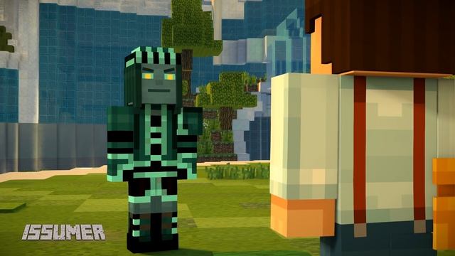 NEW EVIL ADMIN FAMILY: OLIVIA & AXEL! Minecraft Story Mode Season 2 смотреть онлайн
