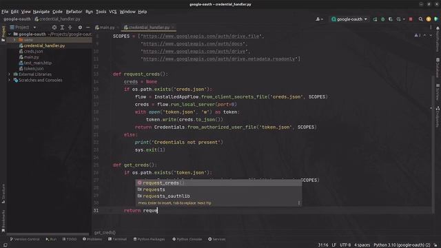 FastAPI - Google OAuth + Drive смотреть онлайн