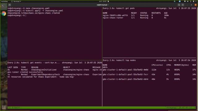 Node-cpu-hog chaos experiment смотреть онлайн