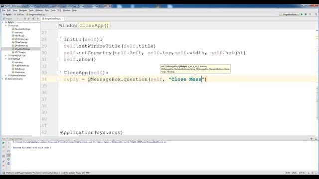 8 PyQt5 Signal And Slots Basics Part 2 Pyhton GUI Programming смотреть онлайн