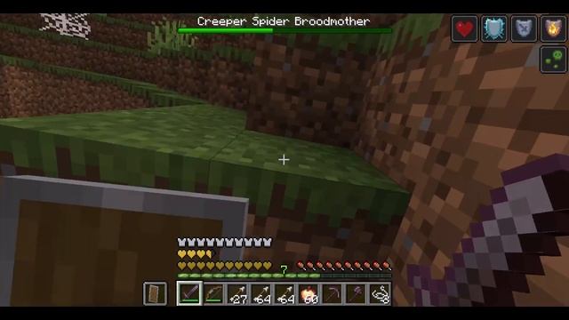 Minecraft YDM's WeirdMobs: Creeper Spider Broodmother Boss Fight ( 1.19.2 Mod ) смотреть онлайн