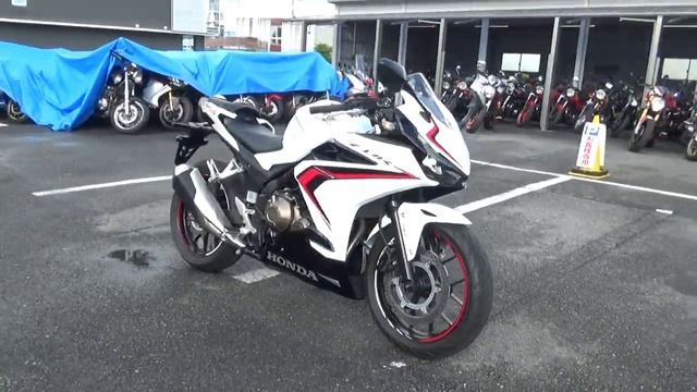 41542 HONDA CBR400R NC56 Stock Exhaust Sound / Walk Around
