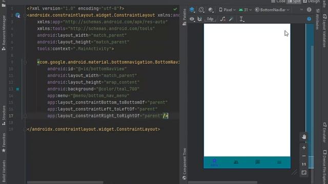 How to create a bottom navigation bar/view with fragments in android studio(kotlin) step by step. смотреть онлайн