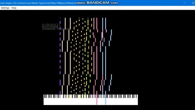 Hyon's Midi Player 3.0 WORKS finally - Colored Love Master Spark смотреть онлайн