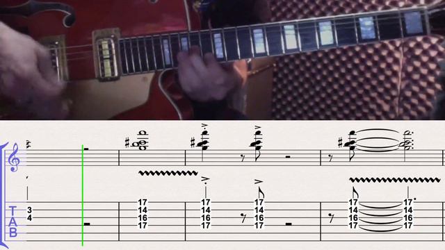 Brian Setzer - Twenty Flight Rock Guitar Tab Solo смотреть онлайн