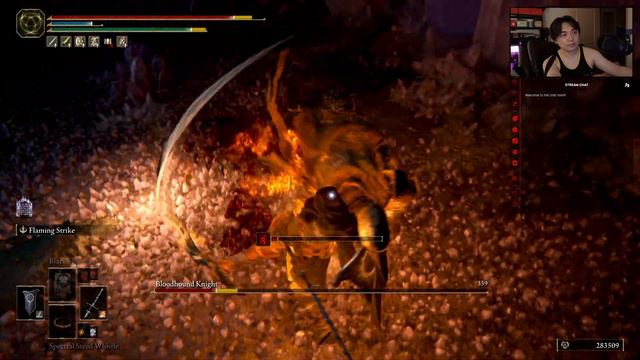 Elden Ring - Bloodhound Knight | Lakeside Crystal Cave, Liurnia of the Lakes смотреть онлайн