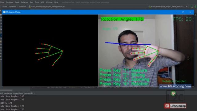 Hand gesture detection in real-time on CPU using Python and Mediapipe смотреть онлайн