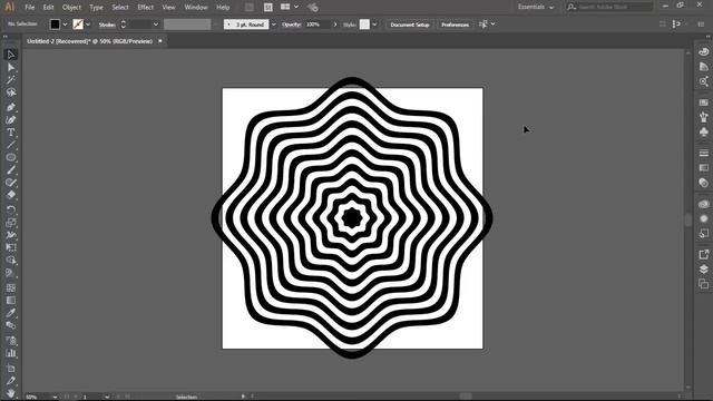 How to Make Op Art in Adobe Illustrator смотреть онлайн