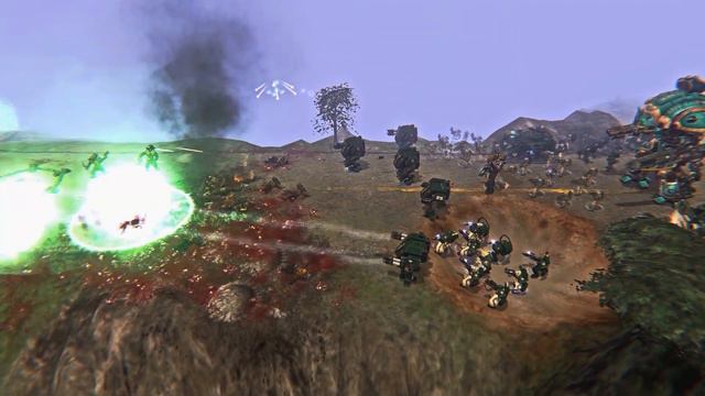 DARK ANGELS vs ORKS - Warhammer 40k - Cinematic Battle смотреть онлайн