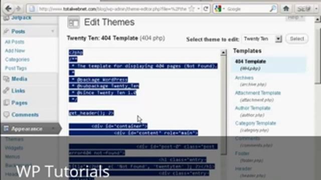 Video 31 How to Customize Your 404 Error Page смотреть онлайн