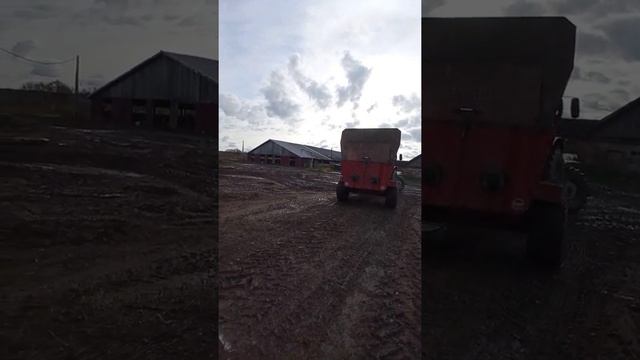 Мои навыки по запячиванию прицепа задним ходом. #мтз892