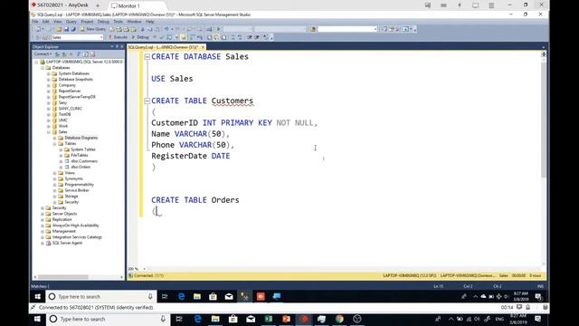 Creating a relationship between two tables using Query смотреть онлайн