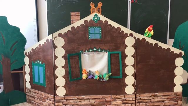 Кукольный театр на английском "Теремок" A Little House смотреть онлайн