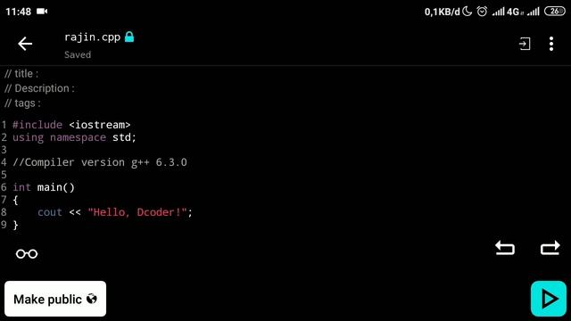 #C++ 1 Belajar Ngoding C++ Di Android Dcoder смотреть онлайн