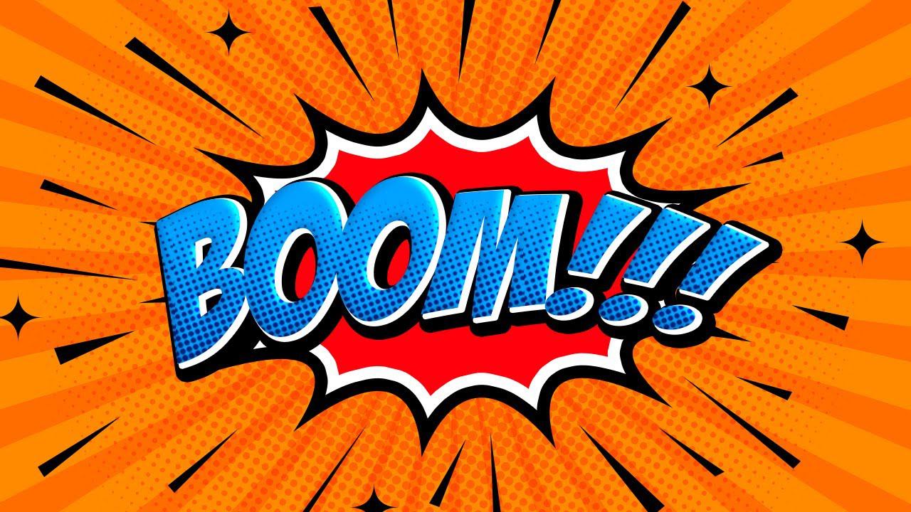 Эффектный текст в стиле комикса в фотошопе. Comic Text Effect. Плюс узор 