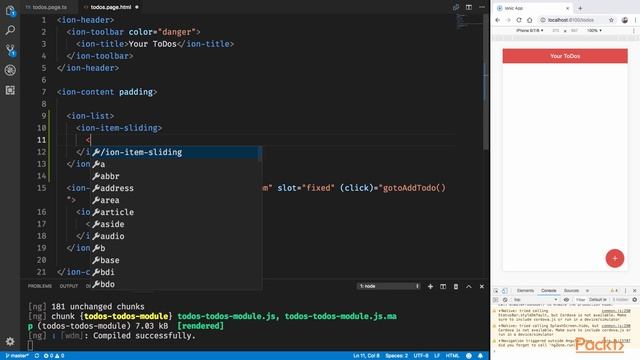 31 Displaying User’s ToDos Building Mobile Apps with Ionic 4 смотреть онлайн