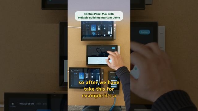 CCP-TY10:  10.1 Inch Tuya Central Control Panel Max With Multiple Intercoms ---NOVA