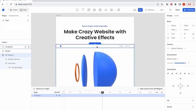 Dora Tutorial: Build a 3D Website in 15 mins смотреть онлайн
