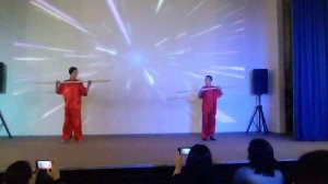 Номер художественной самодеятельности «Ушу»