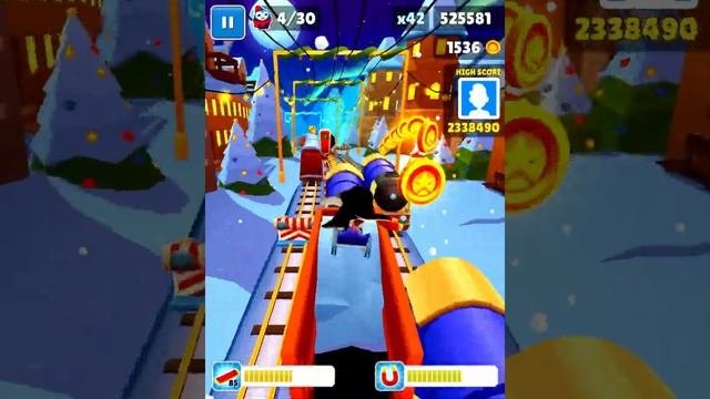 Subway Surfers Winter Holiday: Зимние Каникулы в Сказочной Стране и Новый Герой Malik Penguin! смотреть онлайн