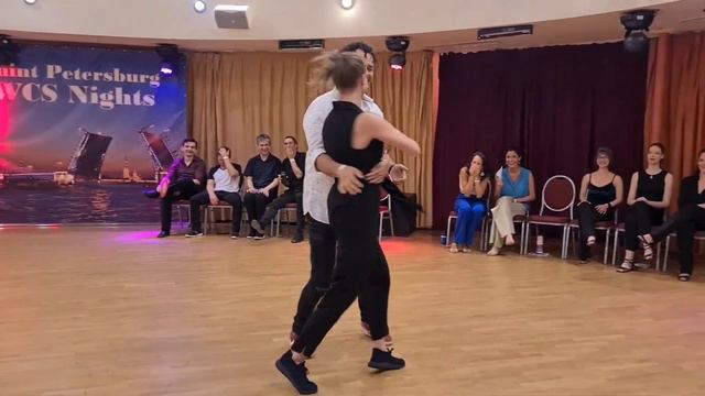 Roman Lavrov & Natallia Mironova. JnJ Advanced. St.Petersburg WCS Nights 2022 | WCS Dance смотреть онлайн