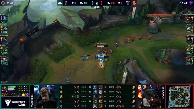 XL vs. MSF - Week 1 Day 1 | LEC Summer Season | Excel vs. Misfits Gaming (2022) смотреть онлайн