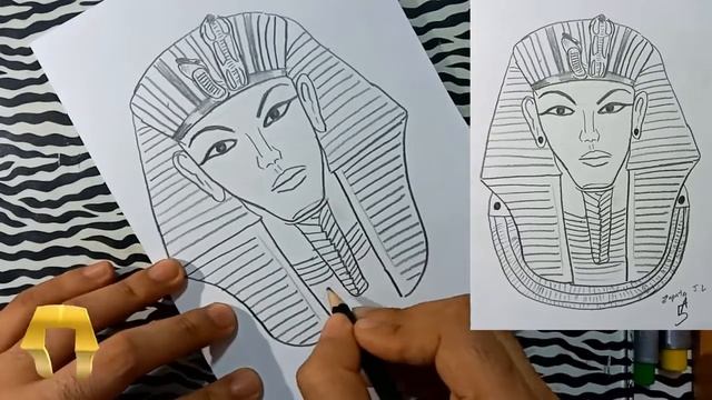 Como Desenhar FARAÓ Sem Régua