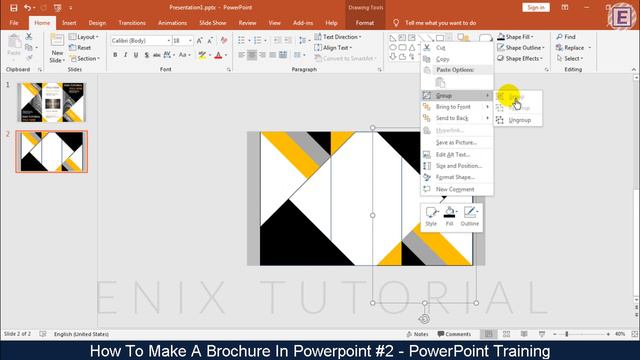 Brochure Design Ideas In PowerPoint - How To Make Brochure In PowerPoint смотреть онлайн
