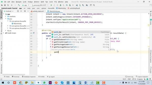How to Open File Manager and Get Path of Any File in Android Studio java| PDF | WORD | TXT