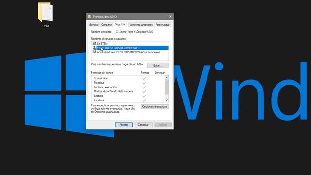 Cómo dar permisos a carpetas y archivos en Windows смотреть онлайн