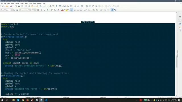 Socket Programming : Sending Commands via Socket смотреть онлайн