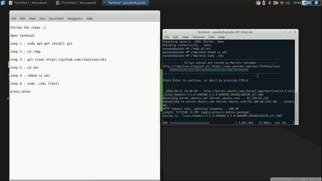 How to install the linux kernel 4.5 on Backbox , Ubuntu , Mint, and Elementary OS 2016 смотреть онлайн