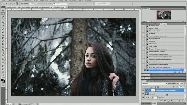 Урок по Photoshop CS5 | Эффект "Драма" смотреть онлайн