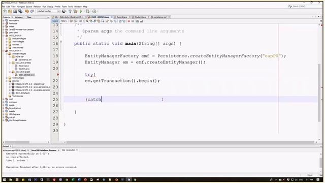 Java JPA tutorial with a standalone App and Derby DB смотреть онлайн
